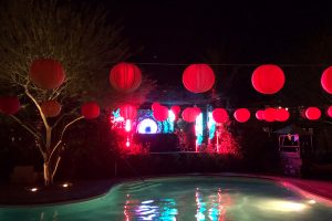 String Lights Splash House Palm Springs